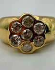 14k Rose Florette Diamond Ring (.42ct)