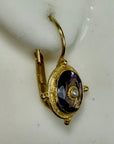 Midlothian Amethyst and Freshwater Pearl Earrings