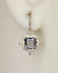 Thessaly Iolite Silver Earrings