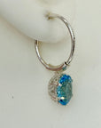 Gwyneth Blue Topaz Earrings