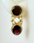 Banbury Garnet Stone Earrings