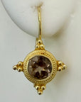 14k Persephone Smoky Topaz Earrings