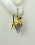 Mesopotamia Amethyst Earrings