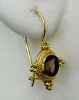 14k Persephone Smoky Topaz Earrings
