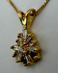 Evening Magic 14k Gold and Diamond Necklace