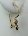 14kダイヤモンドラムールイヤリング(.08ct)