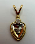 14k Valentinoダイヤモンドネックレス