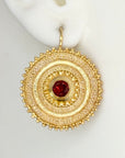 Odessa Garnet Earrings