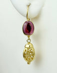 Hedda Gabler Garnet Earrings
