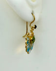 Isadora Duncan Peridot Earrrings
