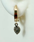 14k Empress Josephine Diamond Earrings (.07ct)