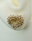 14k Maid Marian Diamond Earrings