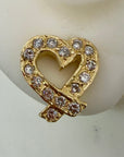 14k Diamond Love Knot Earrings