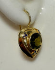 Pompeii Peridot Earrings