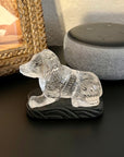 Hand Carved Crystal Dog
