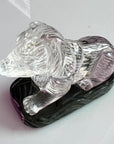 Hand Carved Crystal Dog