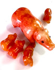 Aventurine Pig Family