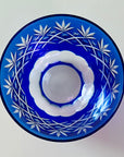 Blue Fields Glass Ware Set of 2 Bowls