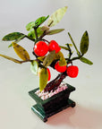 Hand-Carved Serpentine Peach Tree