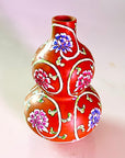 Peony Gourd Vase