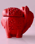 Imperial Cinnabar Miniature Elephant Box