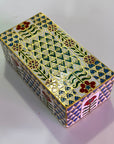 Rosy Blues Cloisonne Box