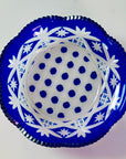 Blue Fields Glass Ware Set of 2 Dishes