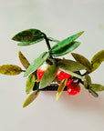 Hand-Carved Serpentine Peach Tree