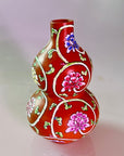 Peony Gourd Vase