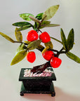 Hand-Carved Serpentine Peach Tree