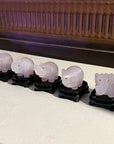 Five Agate Elephants