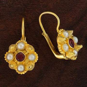 Ann Radcliffe Garnet Earrings