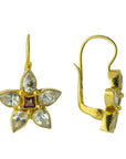 Anne of Gables Cubic Zirconia and Garnet Earrings