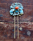 Antique Qing Dynasty Tian-Tsui (點翠) Hair Pin - Extra Large - 1022