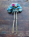 Antique Qing Dynasty Tian-Tsui (點翠) Hair Pin - Extra Large - 1031