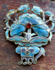 Antique Tian-Tsui (點翠) Hair Pin - Medium