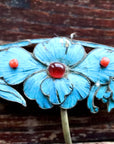Antique Tian-Tsui (點翠) Hair Pin - Medium