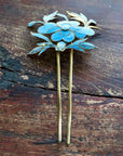 Antique Tian-Tsui (點翠) Hair Pin - Medium
