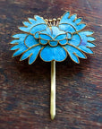 Antique Tian-Tsui (點翠) Hair Pin - Medium