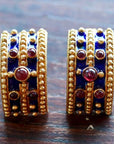 Arabian Sea Garnet Earrings
