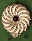 Asante-Sunburst Garnet Pin