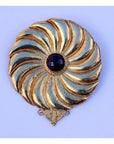 Asante-Sunburst Garnet Pin