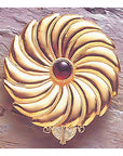 Asante-Sunburst Garnet Pin