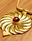Asante-Sunburst Gold Vermeil Necklace