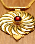 Asante-Sunburst Gold Vermeil Necklace