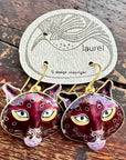 Astley's Ampitheatre Pink Panther Earrings
