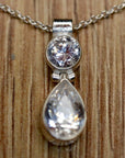 Avonlea Cubic Zirconia and Silver Necklace