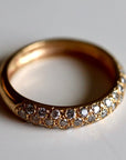 Bejeweled 14k Gold and Diamond Encrusted Ring