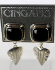 Birds of a Feather Onyx Earrings