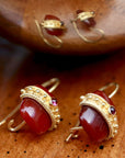 Carnelian Royal Earrings